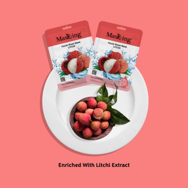 Masking Beauty Litchi Facial Sheet Mask