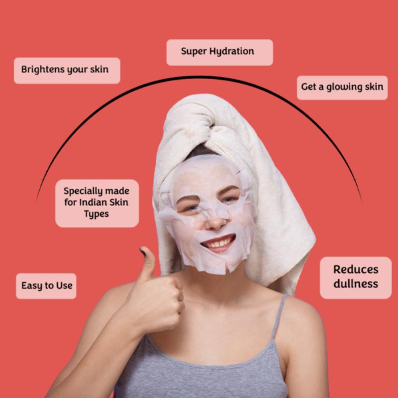 Masking Superfood Tomato Facial Sheet Mask