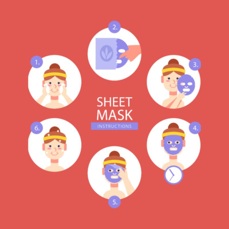 Masking Superfood Tomato Facial Sheet Mask
