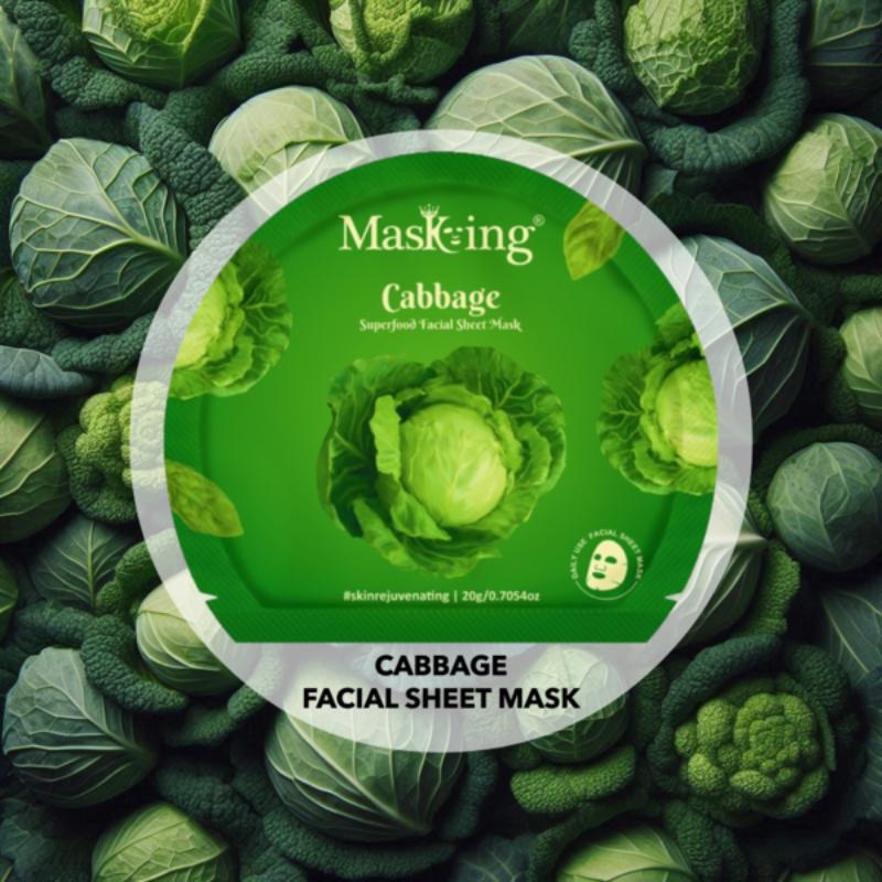 Masking Superfood Cabbage Facial Sheet Mask
