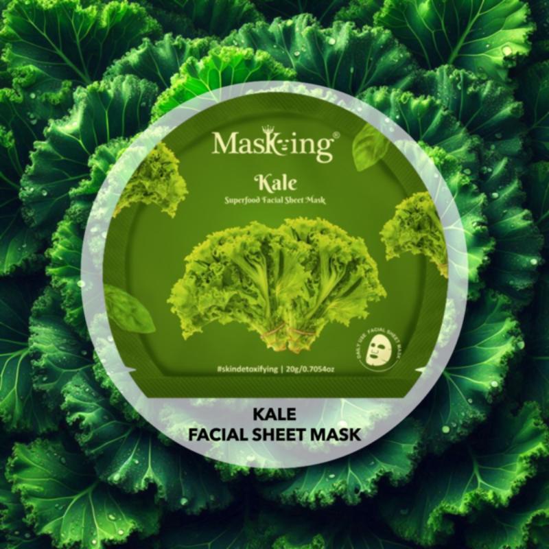 Masking Superfood Kale Facial Sheet Mask