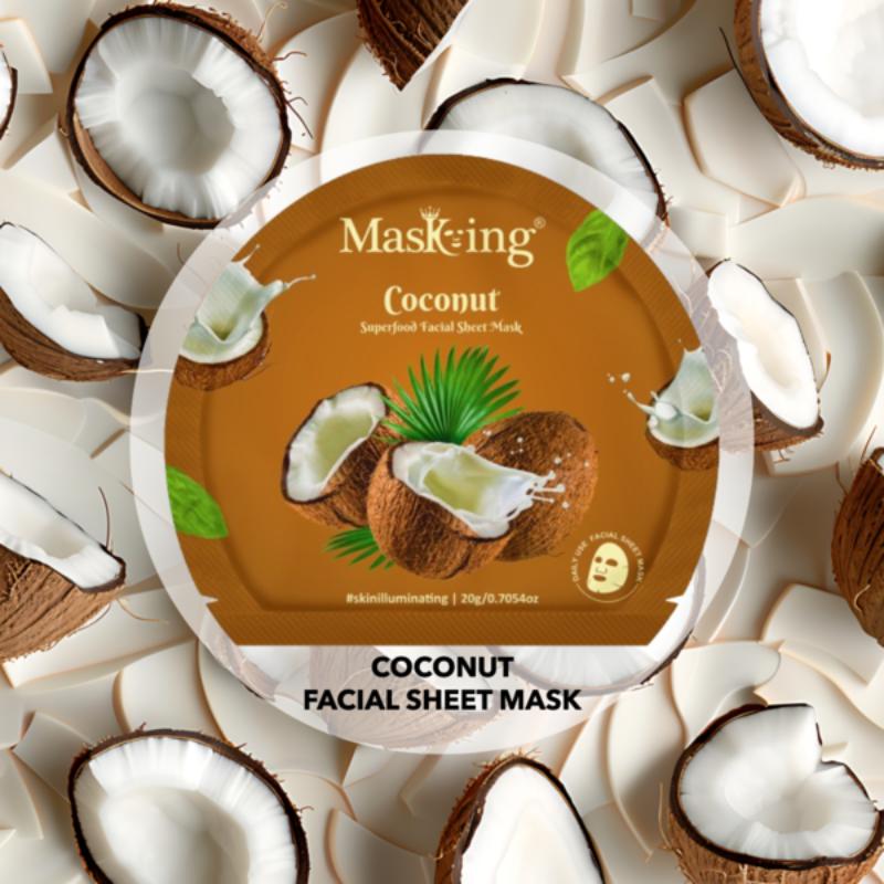 Masking Superfood Coconut Facial Sheet Mask