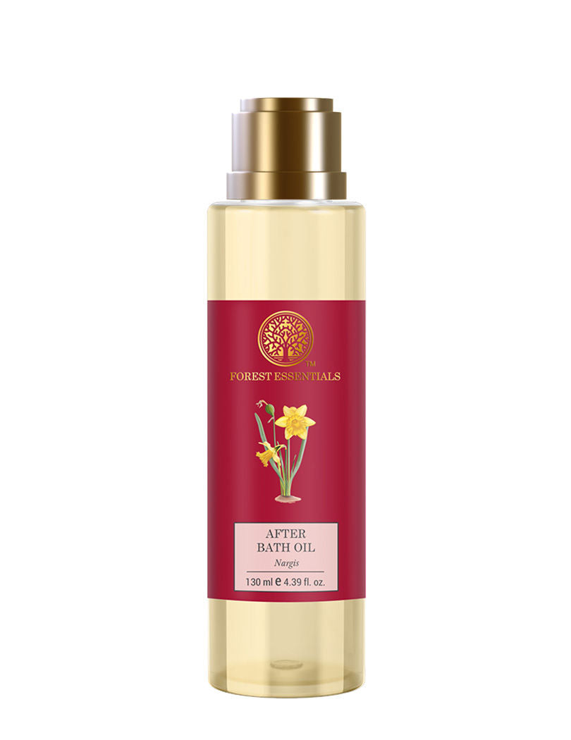 Forest Essentials After Bath Oil Nargis Ayurvedic Moisturizing & Nourishing Shower Oil