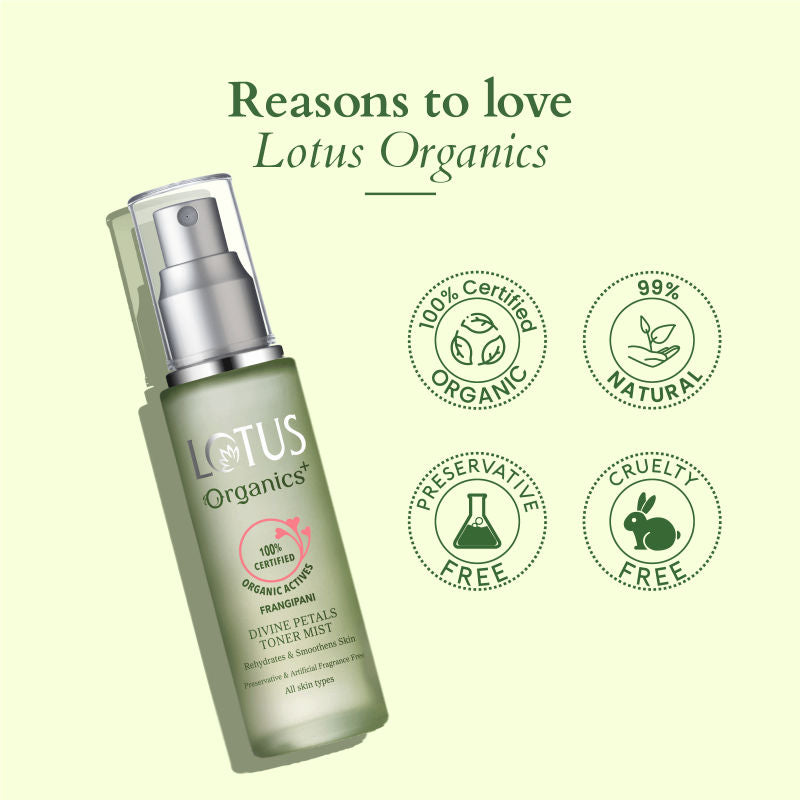 Lotus Organics Divine Petals Toner-Mist