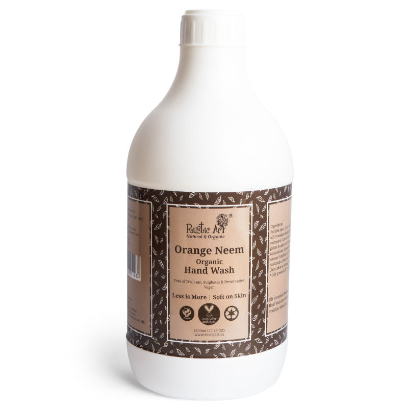 Rustic Art Organic Orange Neem Hand Wash