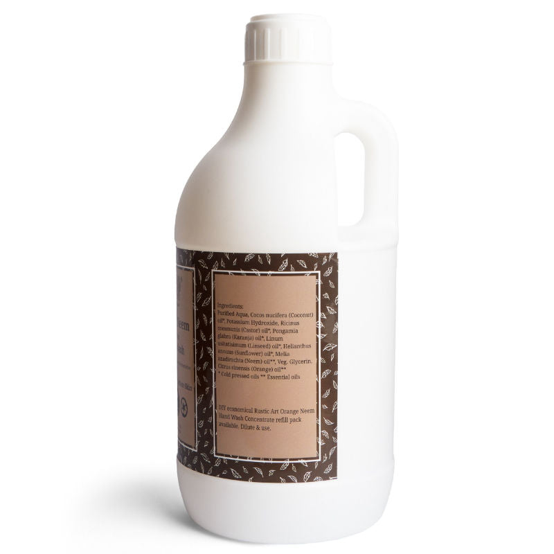 Rustic Art Organic Orange Neem Hand Wash