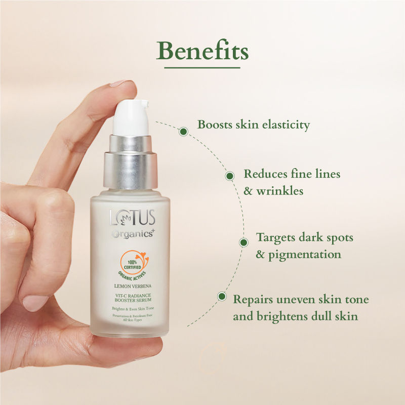 Lotus Organics Vit-C Radiance Booster Serum - Lemon Verbena