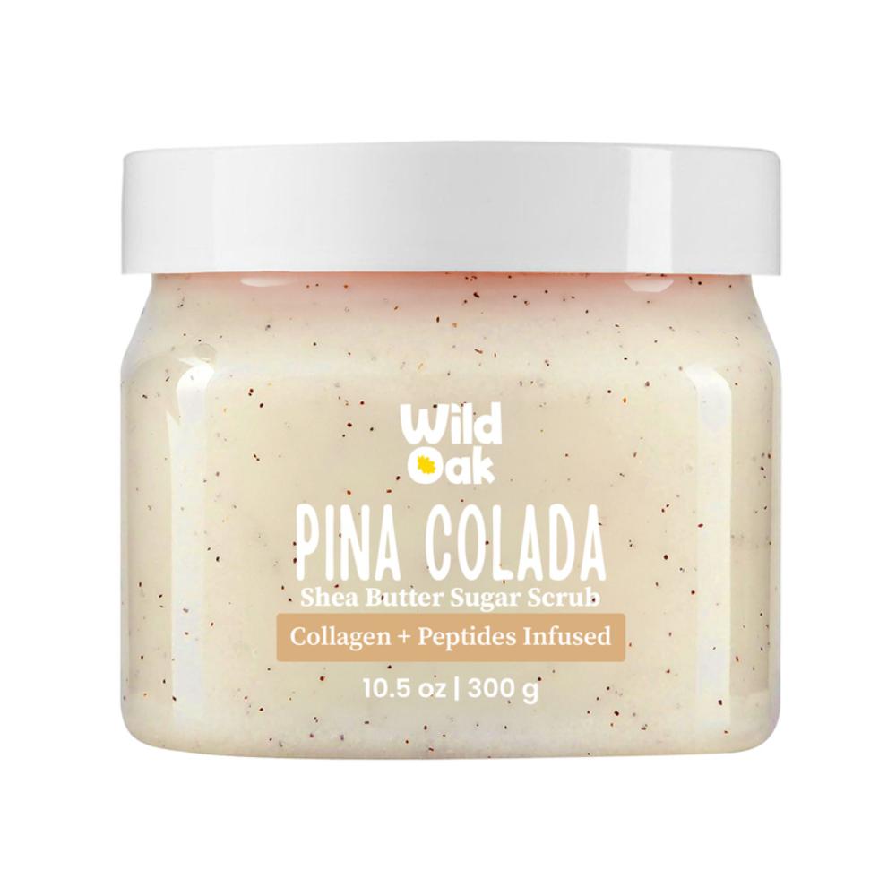 Wild Oak Pina Colada Shea Butter Sugar Body Scrub