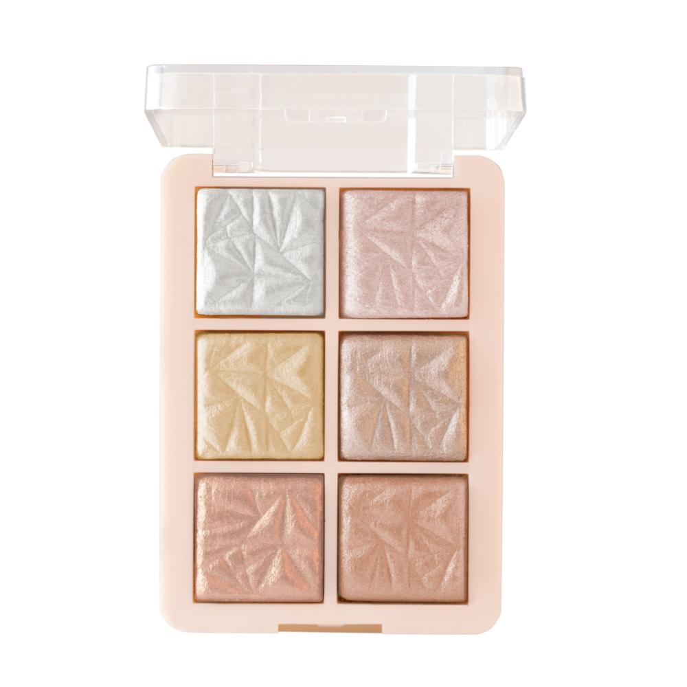 MARS Glowzilla 6 Shade Face Highlighter Palette
