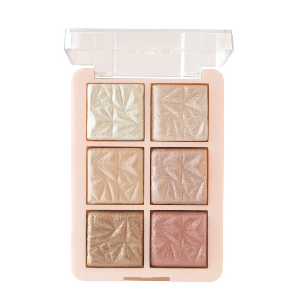 MARS Glowzilla 6 Shade Face Highlighter Palette