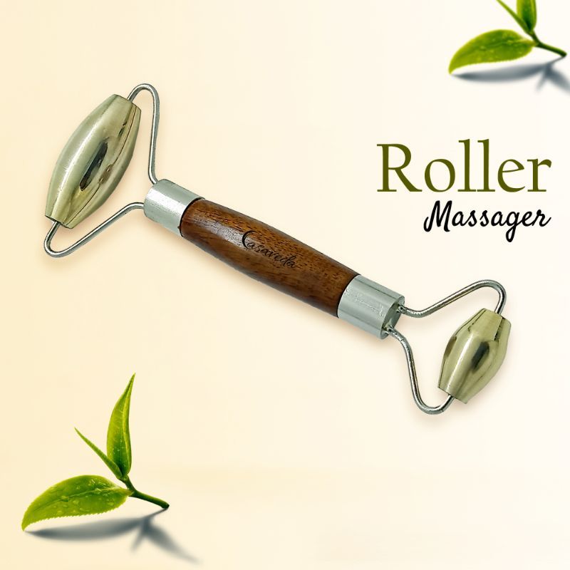 Casaveda Kansa Bronze Ayurveda Face Massage Roller Skin Brightening
