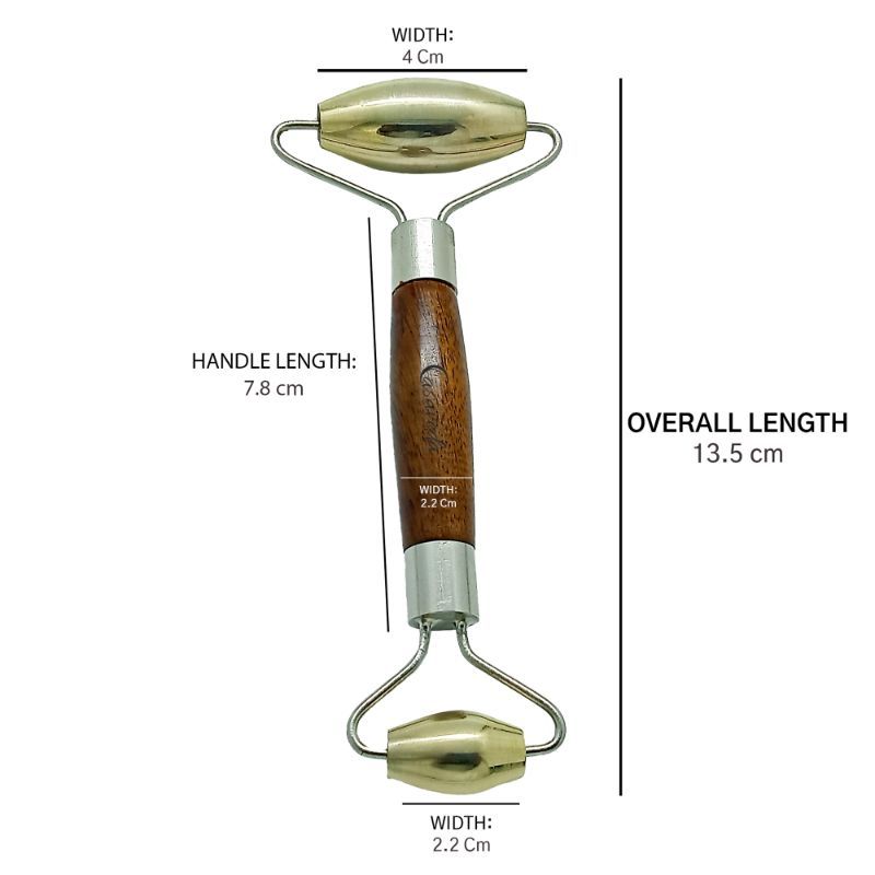 Casaveda Kansa Bronze Ayurveda Face Massage Roller Skin Brightening