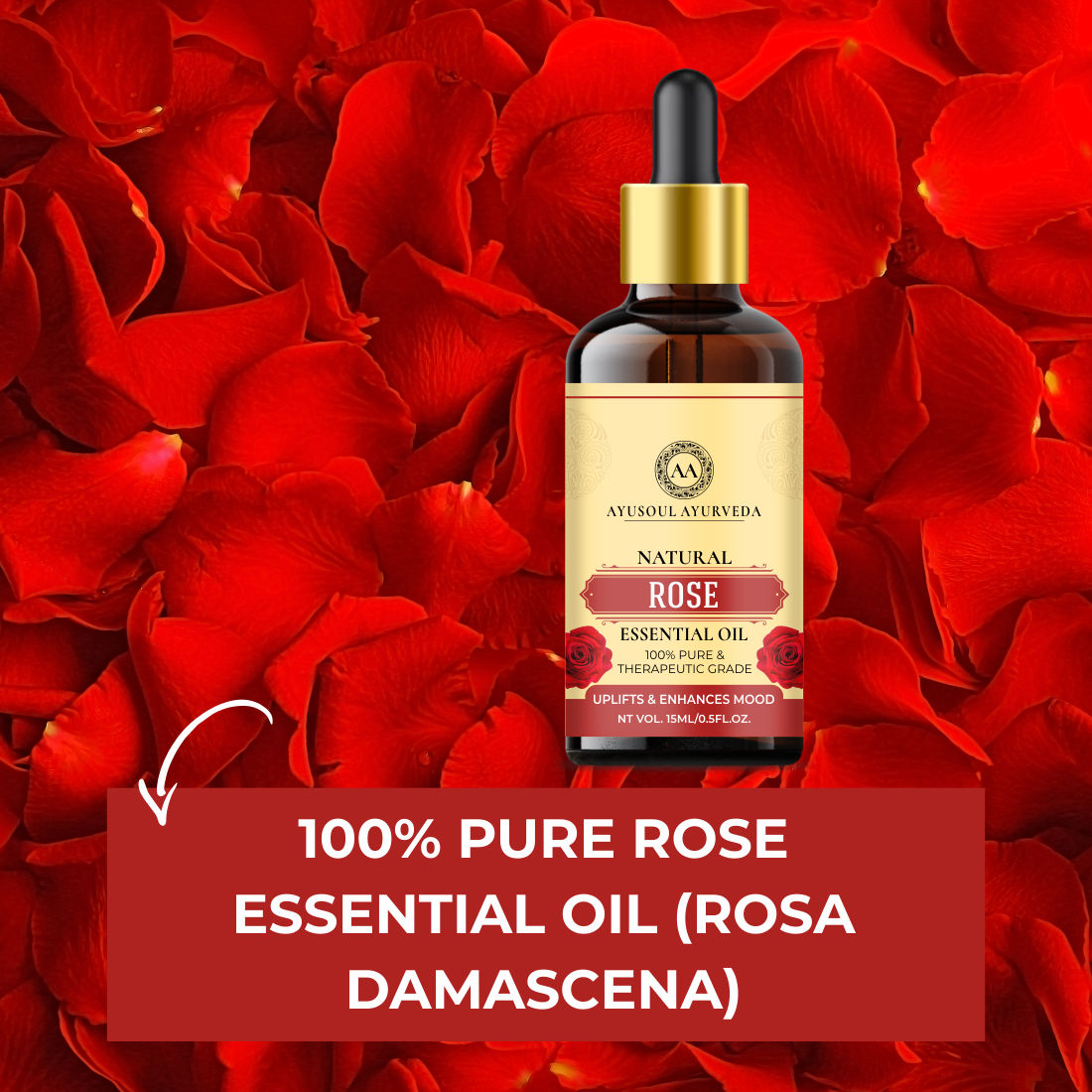 Ayusoul Ayurveda Rose Essential Oil