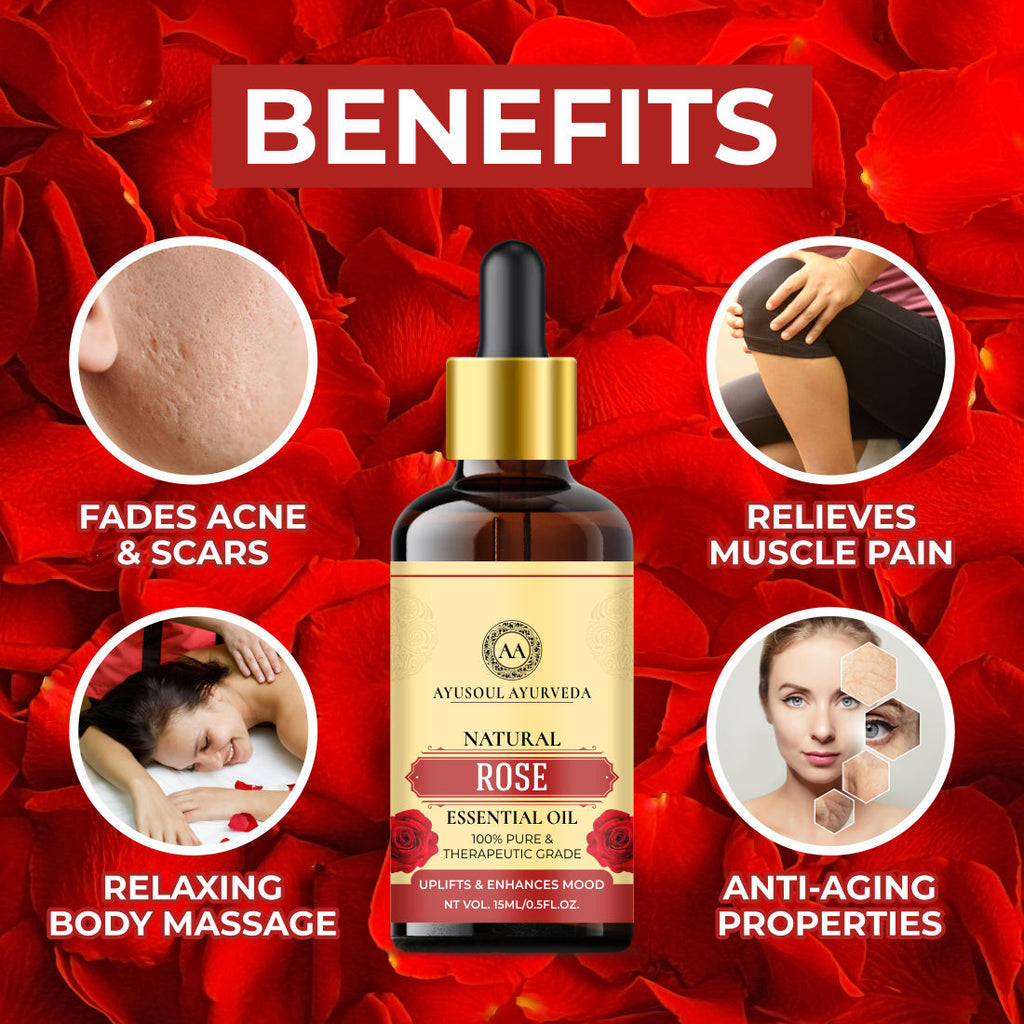 Ayusoul Ayurveda Rose Essential Oil