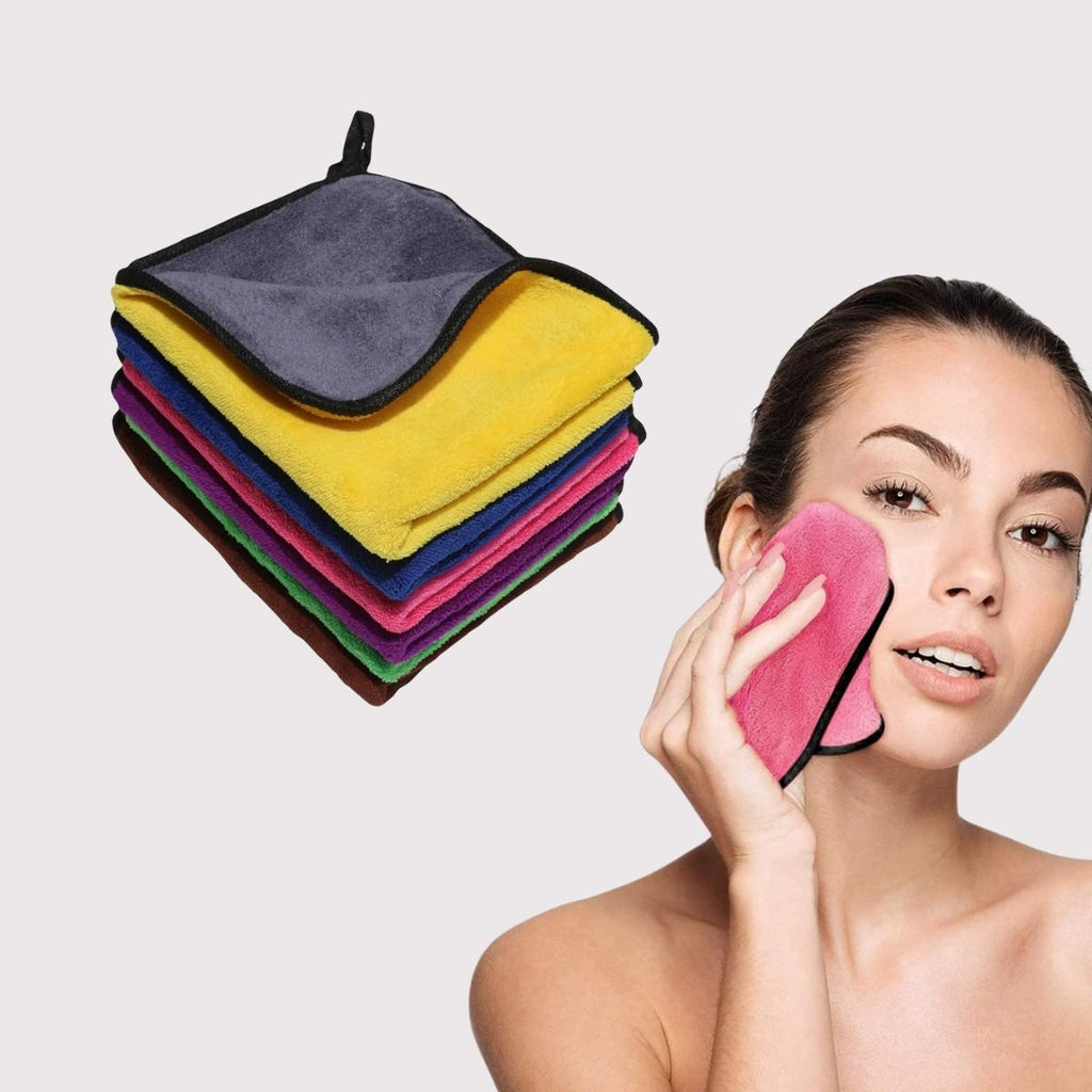 Matra Microfiber Face Towel for Makeup Removal Cloth Hand Towel Eye Makeup Remover Pad