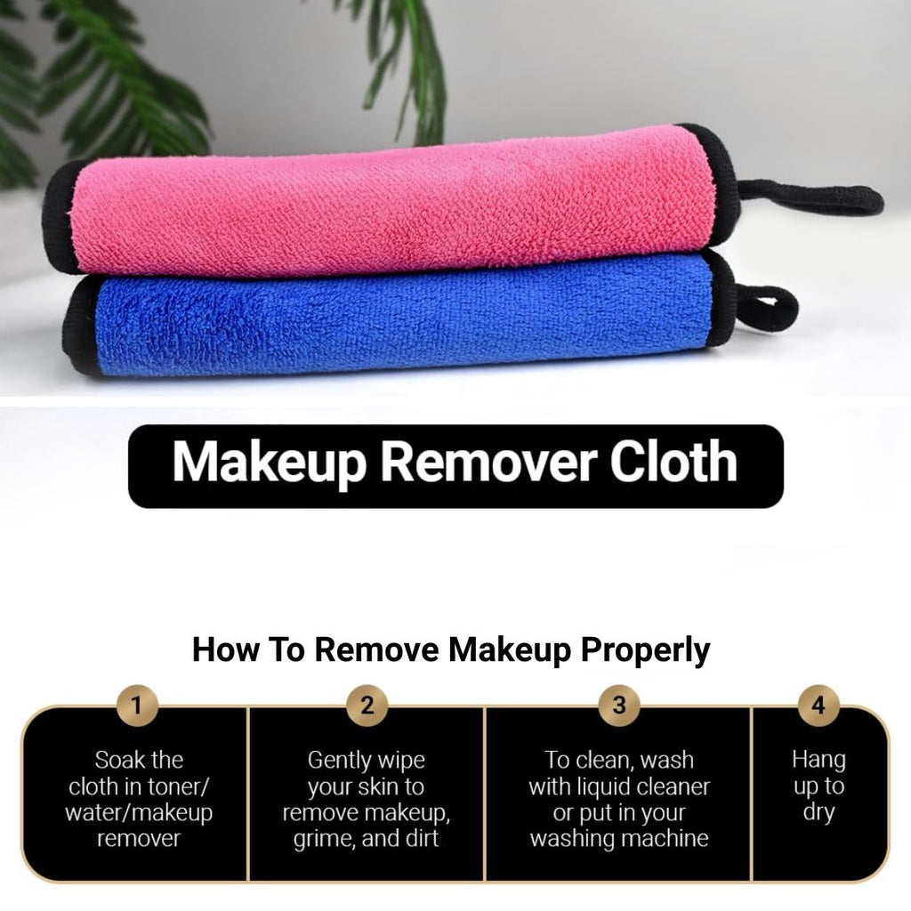 Matra Microfiber Face Towel for Makeup Removal Cloth Hand Towel Eye Makeup Remover Pad