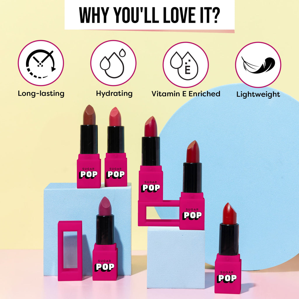 SUGAR POP Satin Matte Lipstick