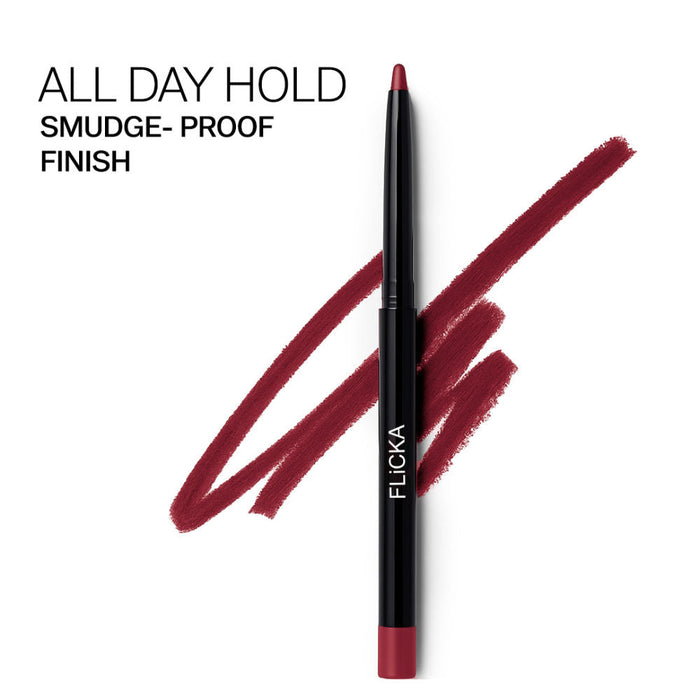 Flicka Essential Boundaries Lip Liner Cream Formula Matte Finish Waterproof Smudgeproof