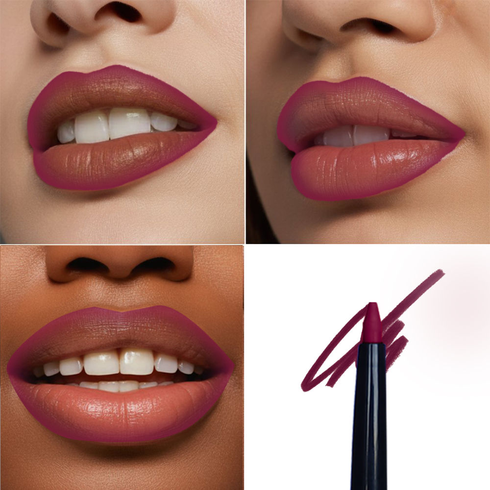 Flicka Essential Boundaries Lip Liner Cream Formula Matte Finish Waterproof Smudgeproof