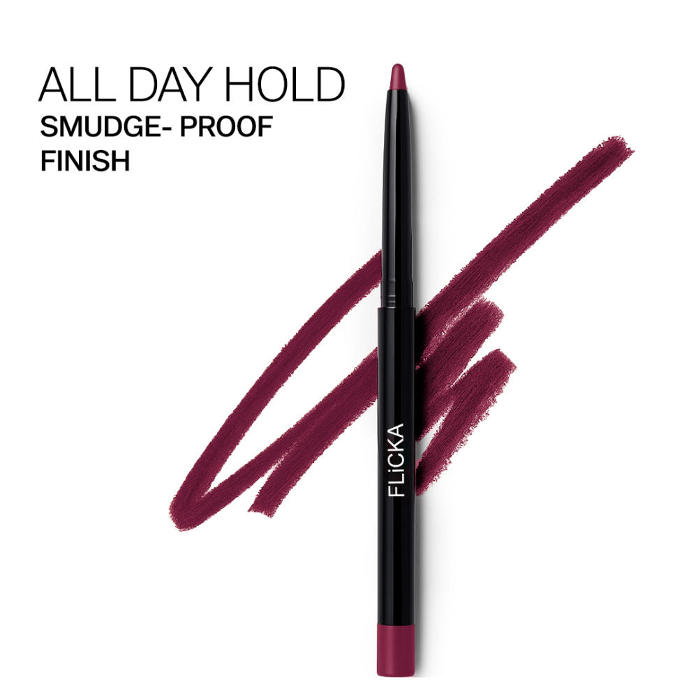 Flicka Essential Boundaries Lip Liner Cream Formula Matte Finish Waterproof Smudgeproof