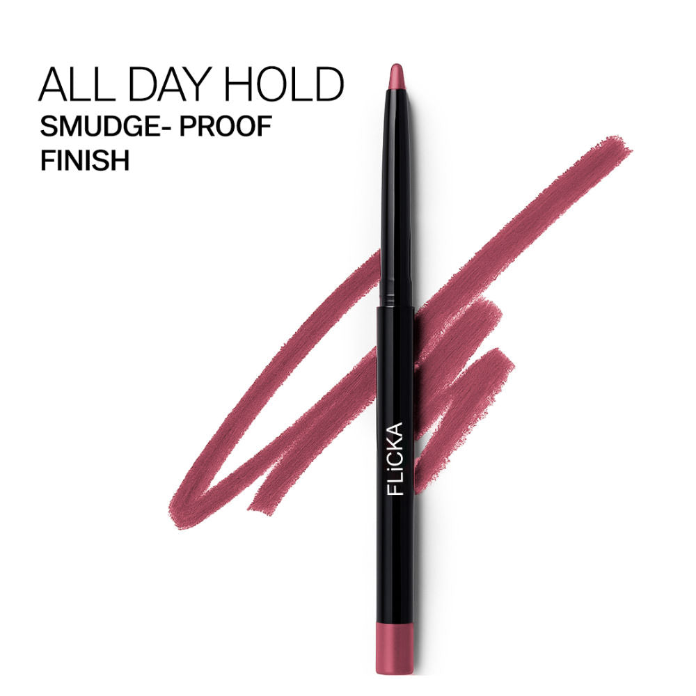 Flicka Essential Boundaries Lip Liner Cream Formula Matte Finish Waterproof Smudgeproof