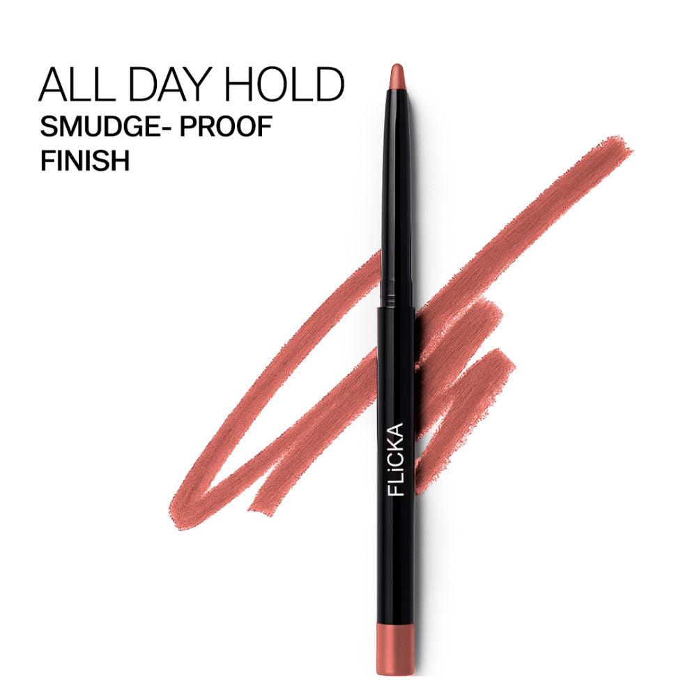 Flicka Essential Boundaries Lip Liner Cream Formula Matte Finish Waterproof Smudgeproof