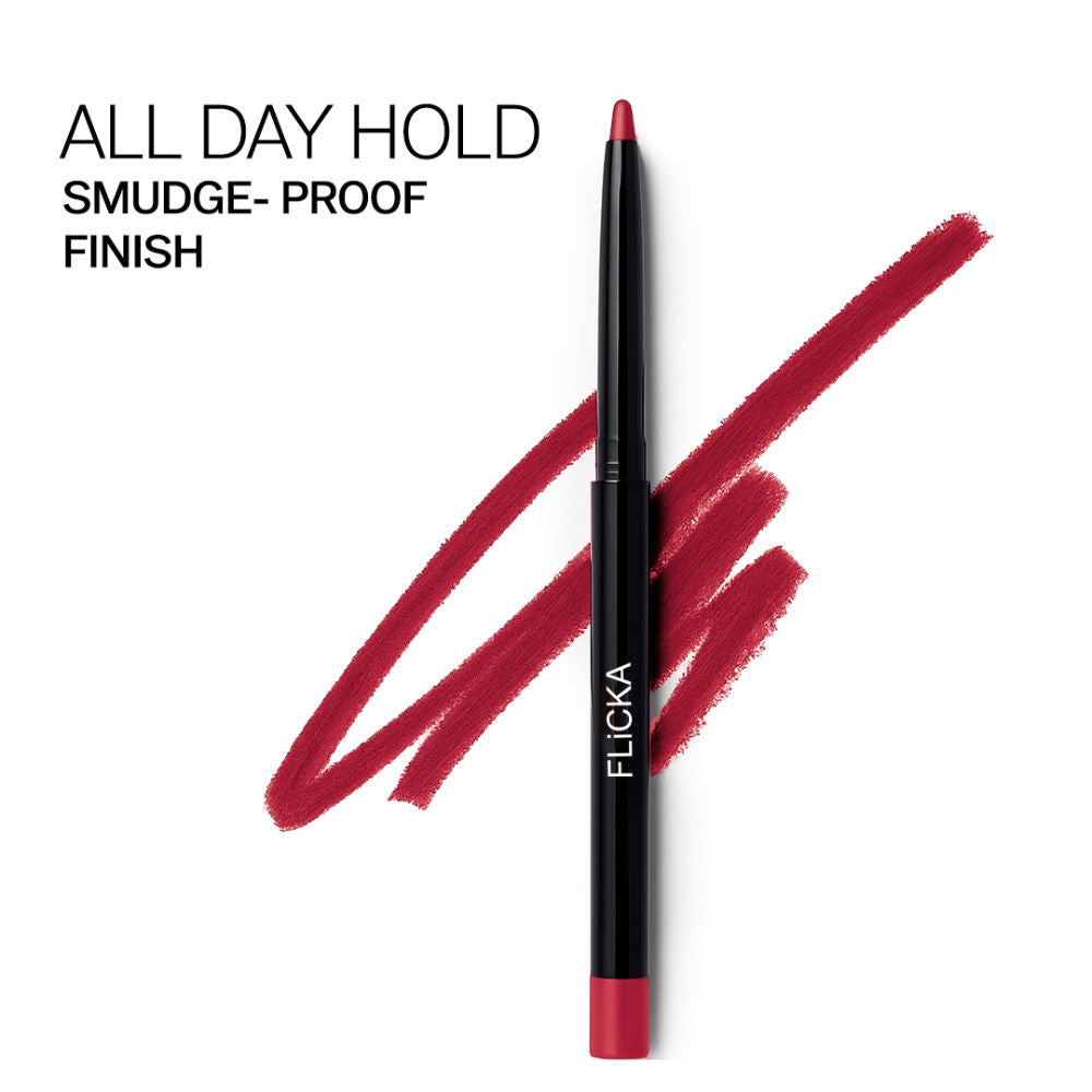 Flicka Essential Boundaries Lip Liner Cream Formula Matte Finish Waterproof Smudgeproof