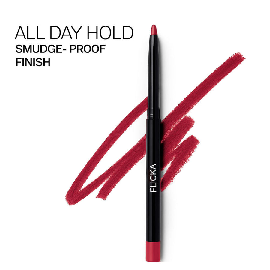 Flicka Essential Boundaries Lip Liner Cream Formula Matte Finish Waterproof Smudgeproof