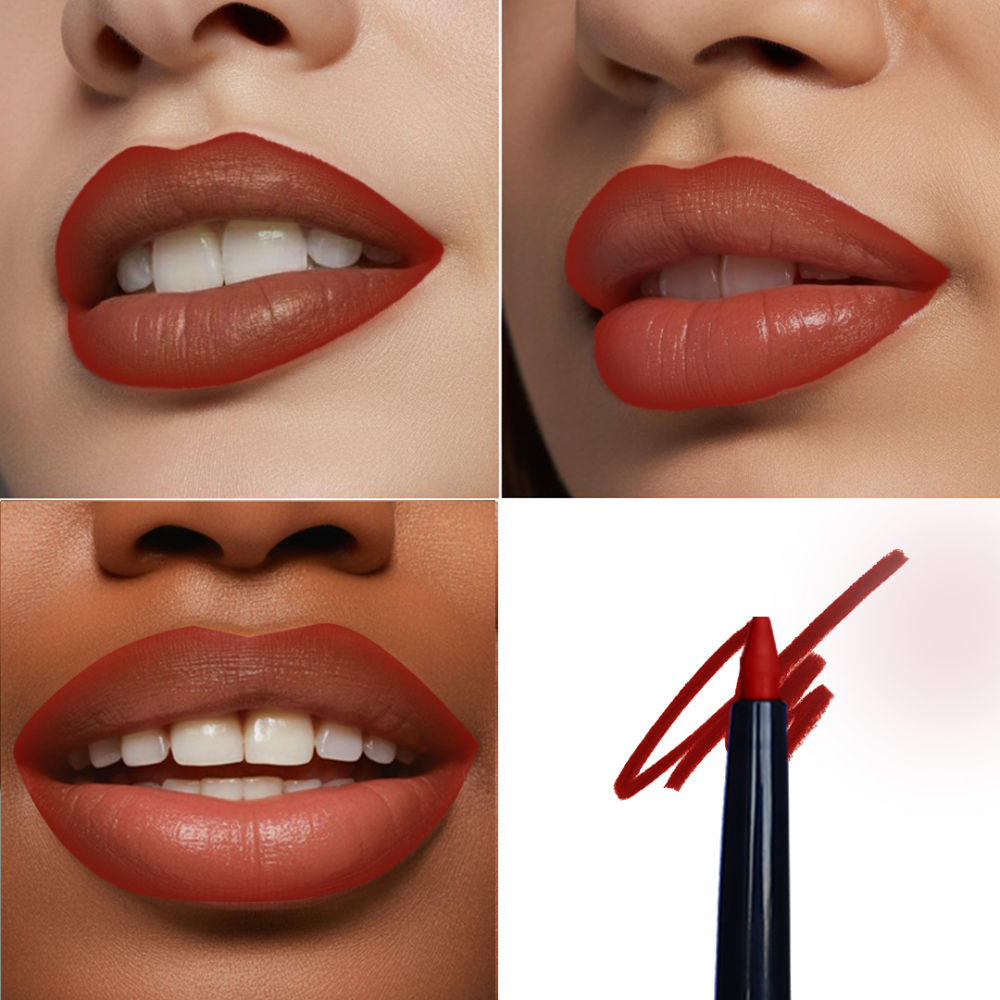 Flicka Essential Boundaries Lip Liner Cream Formula Matte Finish Waterproof Smudgeproof