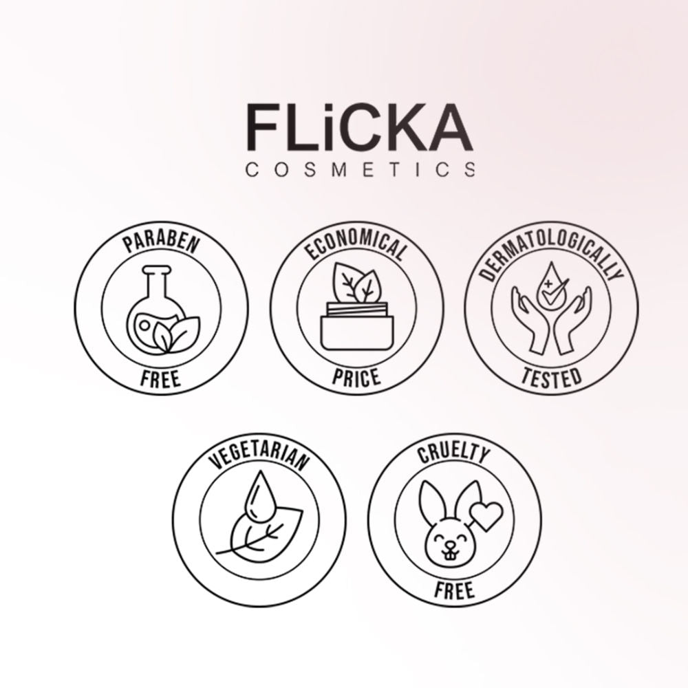 Flicka Essential Boundaries Lip Liner Cream Formula Matte Finish Waterproof Smudgeproof