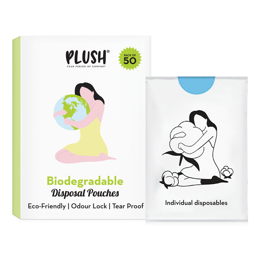 Plush Eco-Friendly Sanitary Disposal Bags with Seal