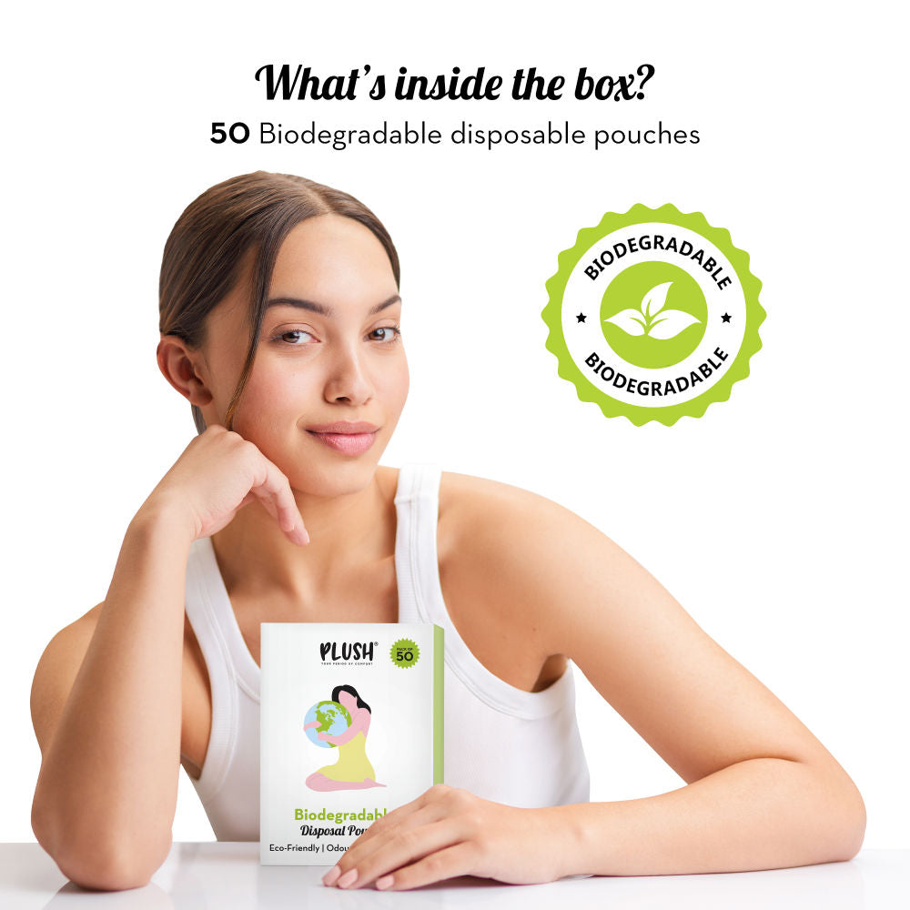 Plush Eco-Friendly Sanitary Disposal Bags with Seal