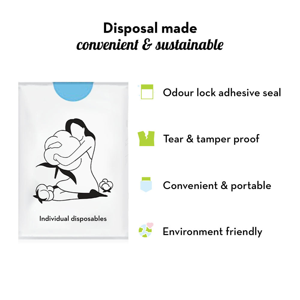 Plush Eco-Friendly Sanitary Disposal Bags with Seal