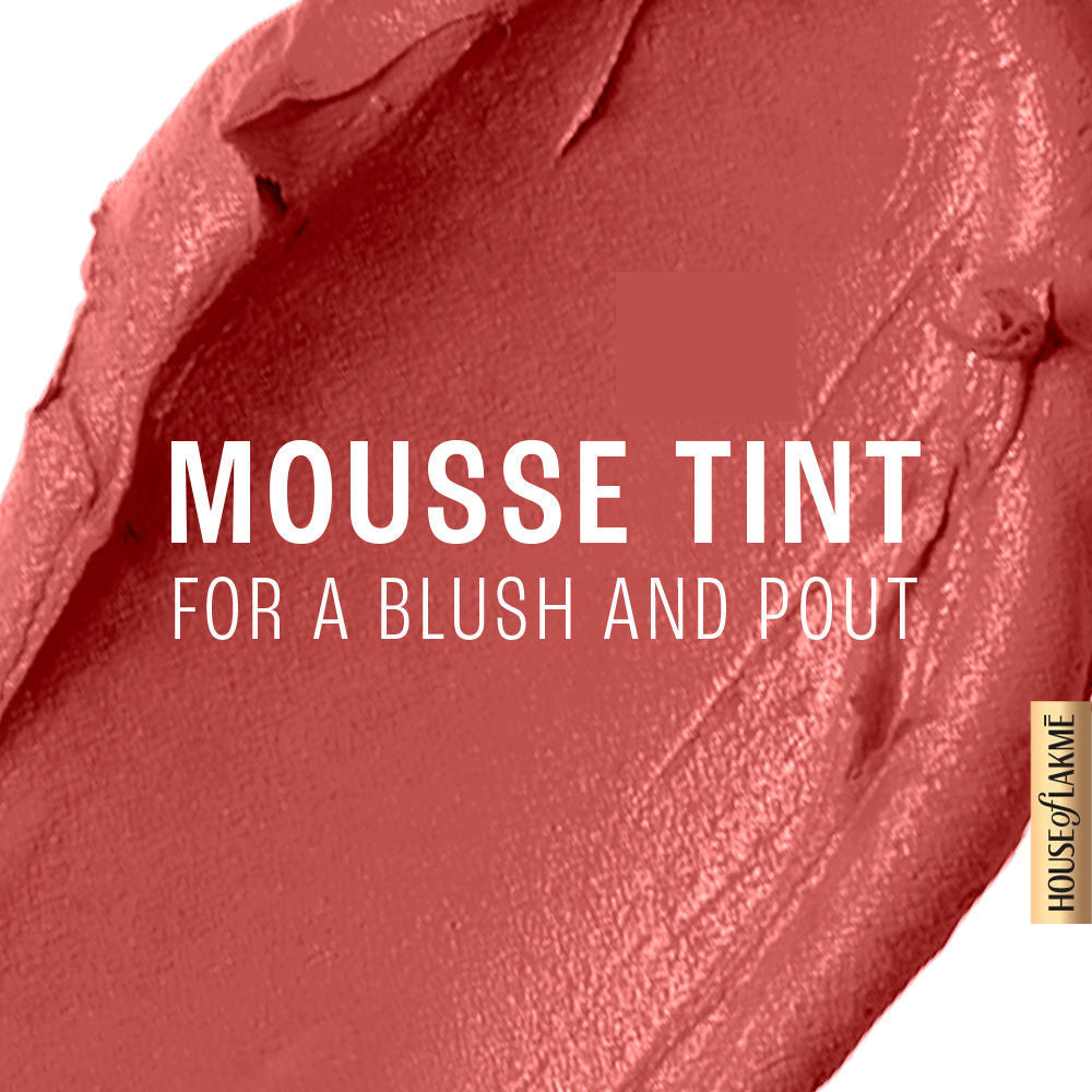 Lakme Double Duty Lip & Cheek Mousse Matte Lipstick & Soft Blush