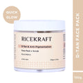 Ricekraft De Tan Face Pack Scrub With Rice, Walnut For Glowing Skin
