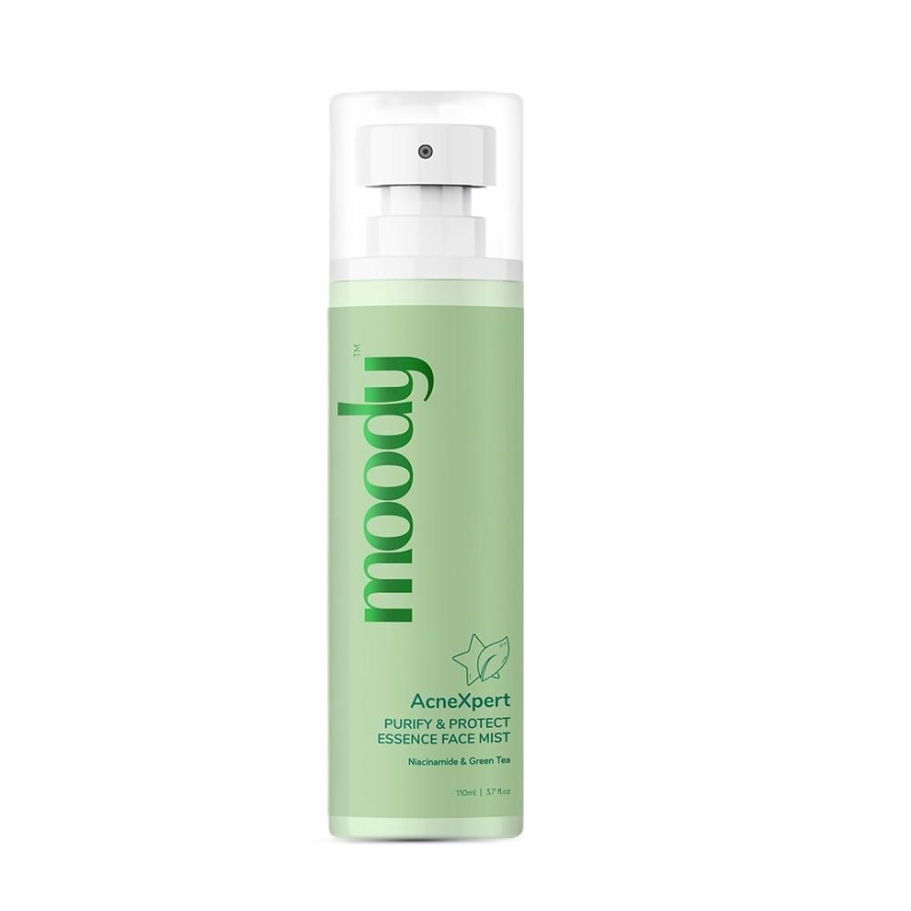 Moody Acnexpert Skin Clarifying Face Mist With Niacinamide & Green Tea - Face Toner For Oily Skin