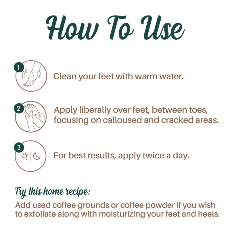 Matra Foot Cream For Cracked Heels & Dry Feet With Aloe Vera & Tea Tree Oil