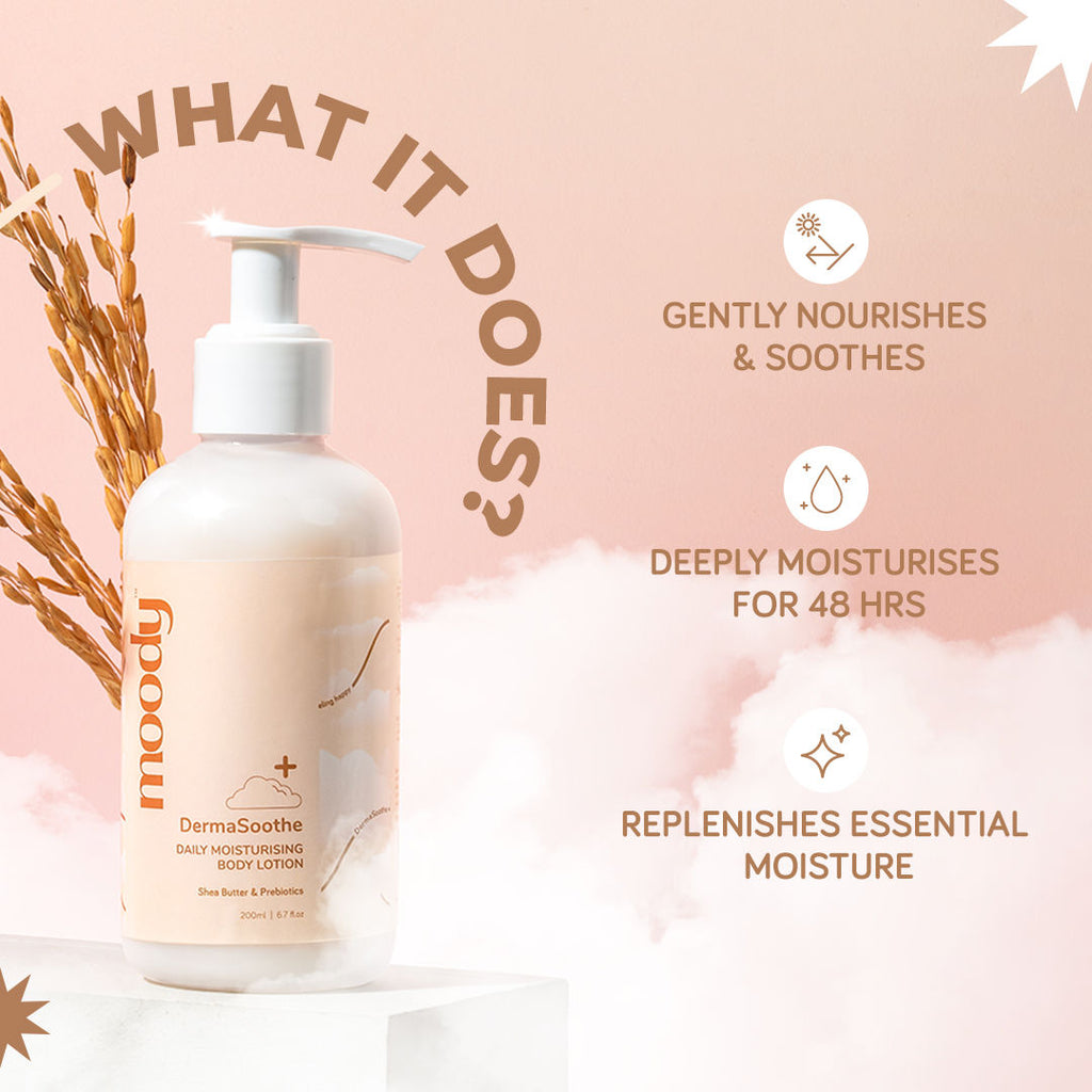 Moody DermaSoothe Body Lotion with Ceramides & Rice