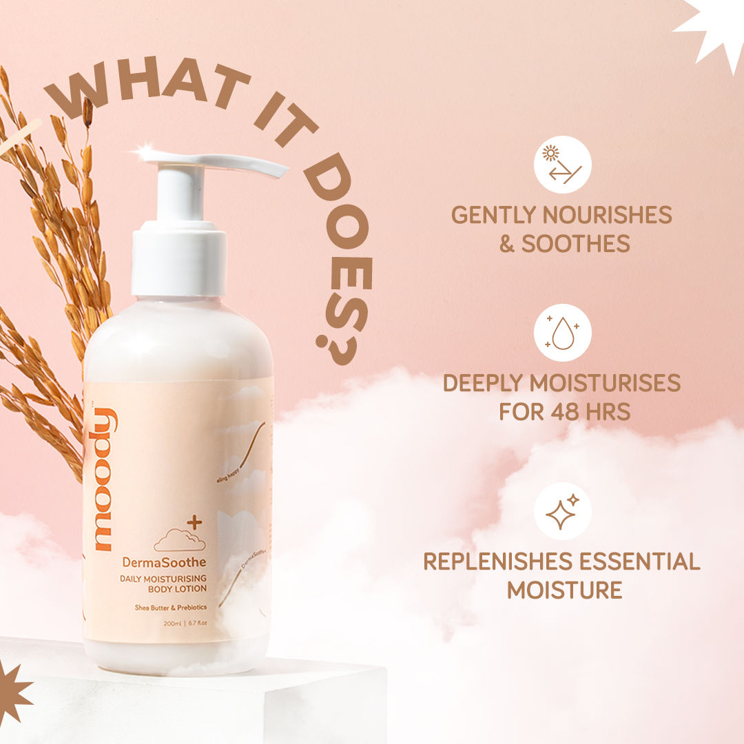 Moody DermaSoothe Body Lotion with Ceramides & Rice