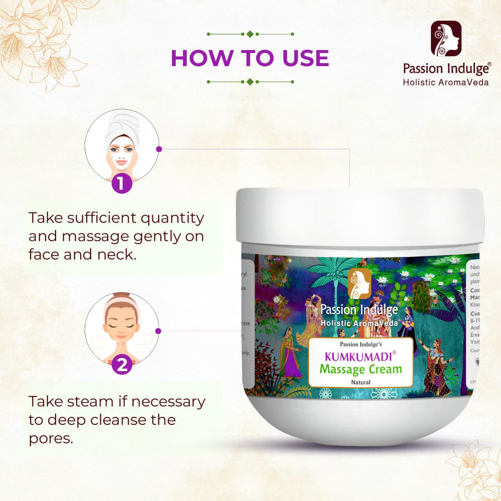Passion Indulge Kumkumadi Oil Face Massage Cream