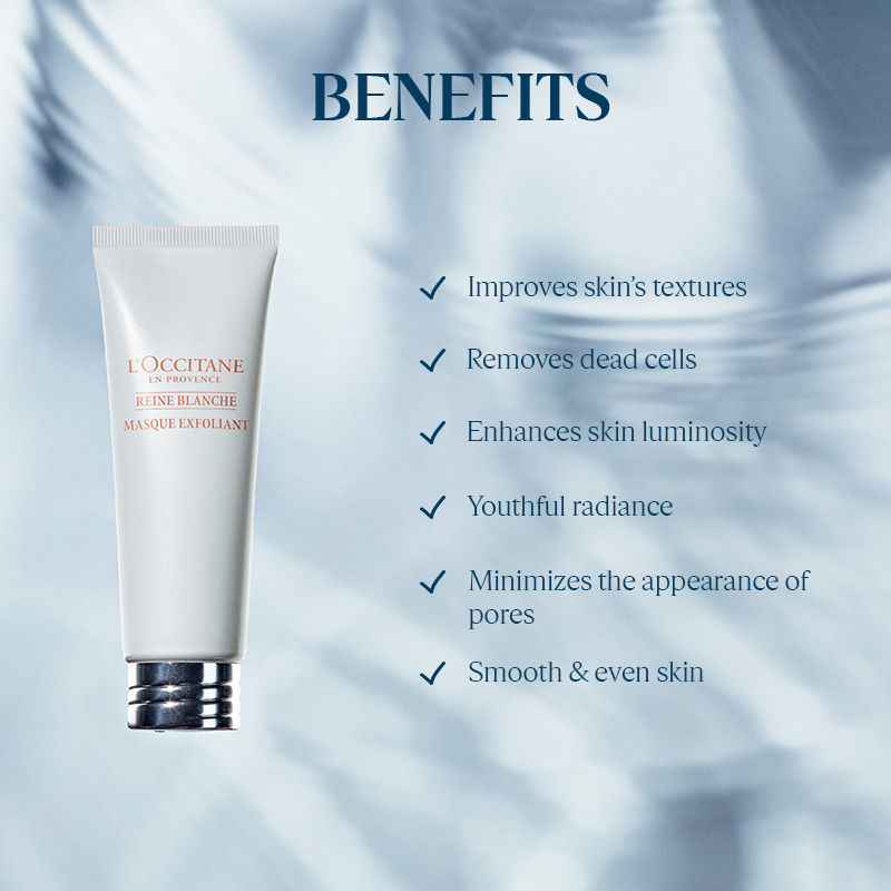 L'Occitane Reine Blanche Brightening Face Scrub