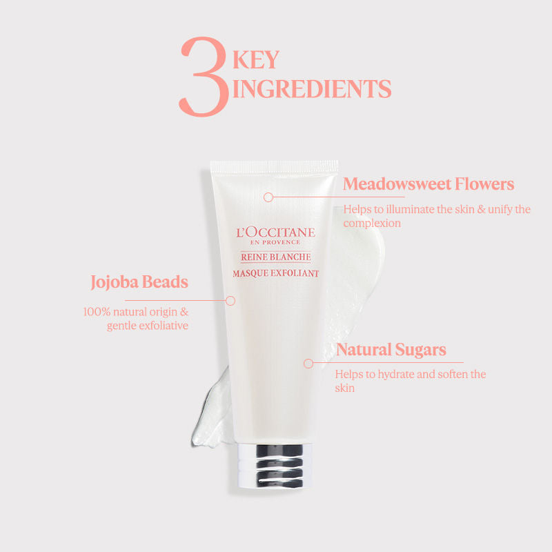 L'Occitane Reine Blanche Brightening Face Scrub