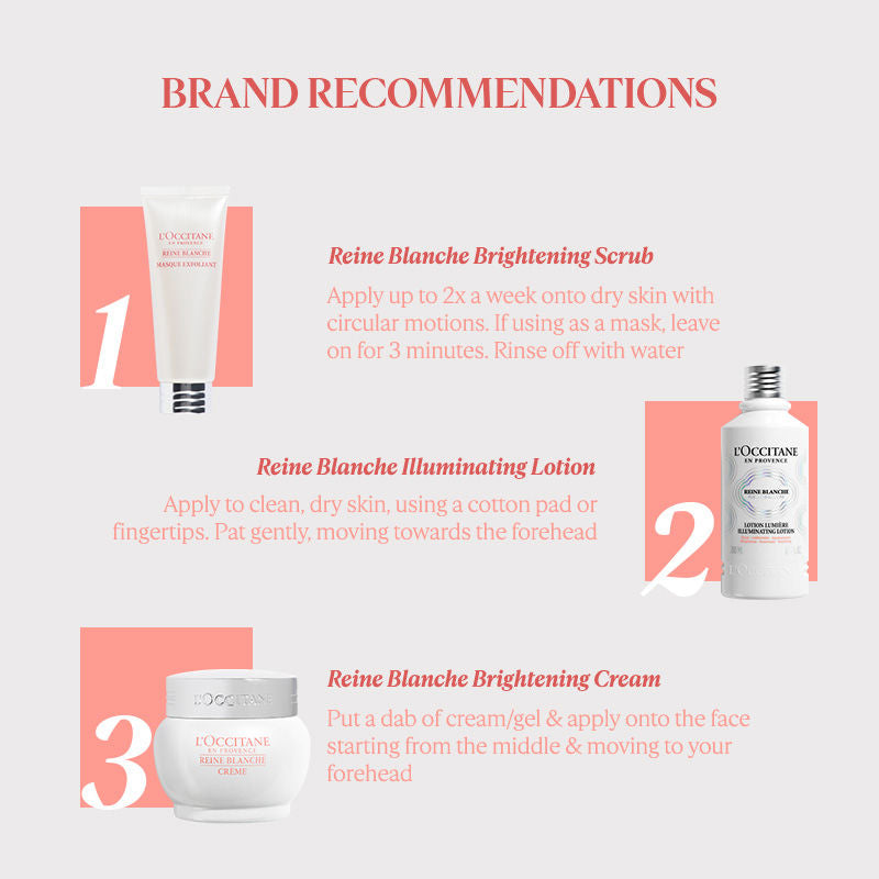 L'Occitane Reine Blanche Brightening Face Scrub