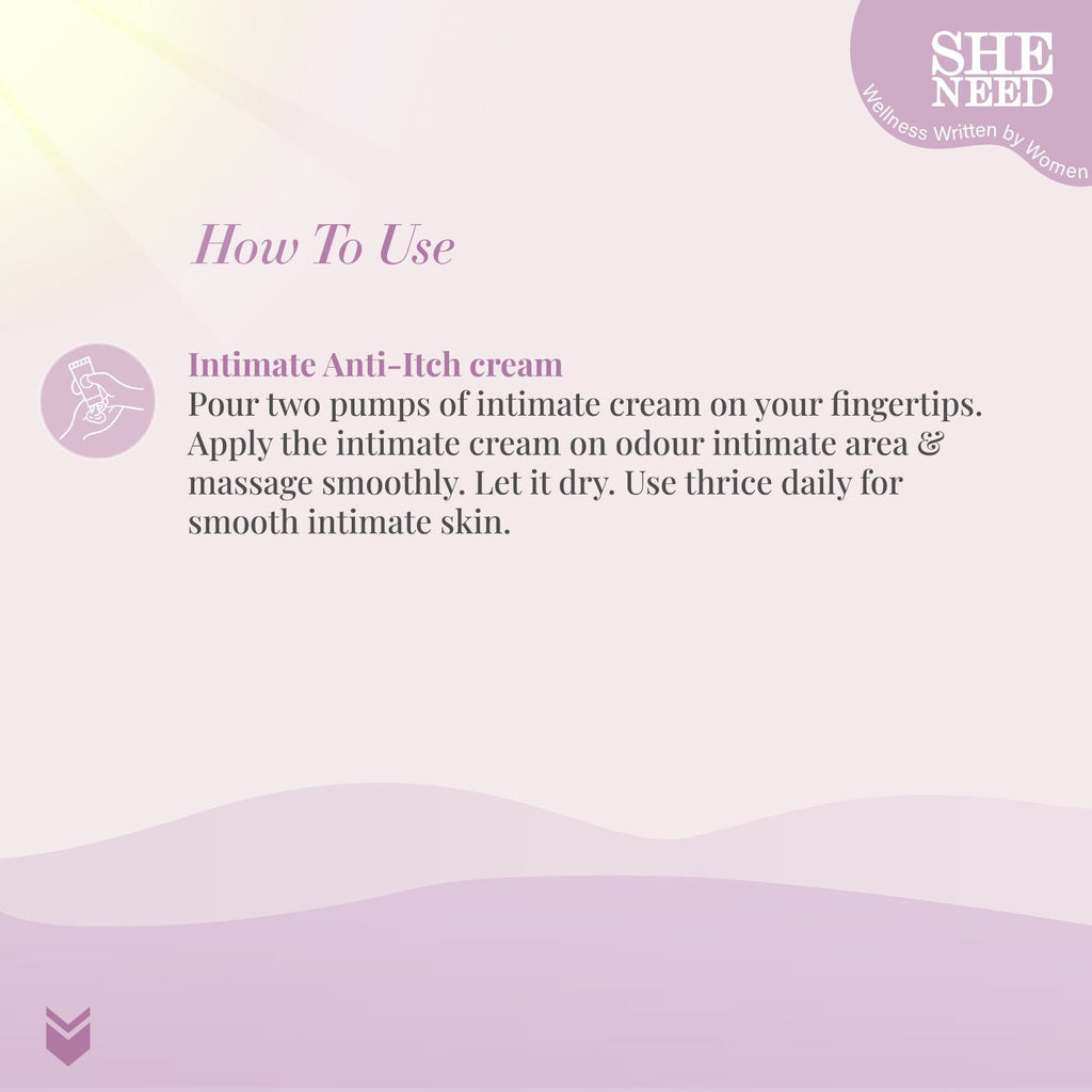SheNeed Intimate Anti-Itch Cream + FREE SheNeed Intimate Anti-Itch Wipes