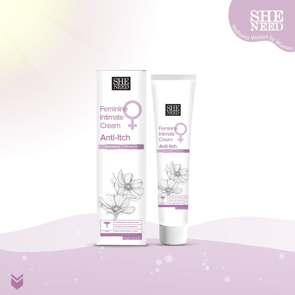SheNeed Intimate Anti-Itch Cream + FREE SheNeed Intimate Anti-Itch Wipes