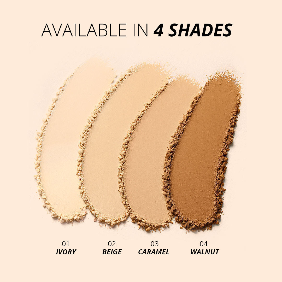 Flicka Candid Velvet Compact Powder Weightless Formula Satin Smooth Finish Perfect Blend