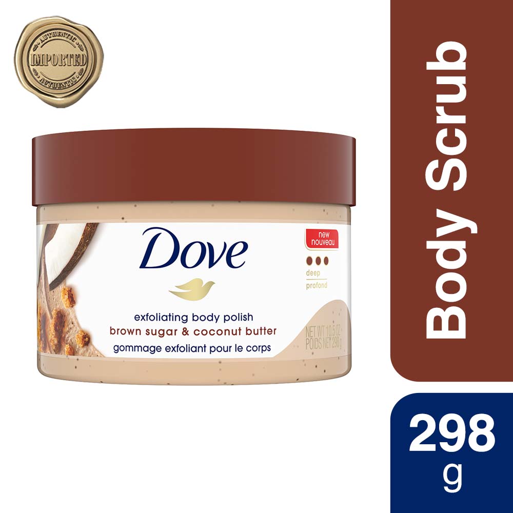 Dove Exfoliating Body Polish Scrub - Brown Sugar & Coconut Butter