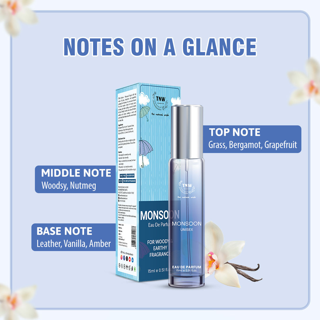 TNW The Natural Wash Monsoon Eau De Parfum (Perfume)