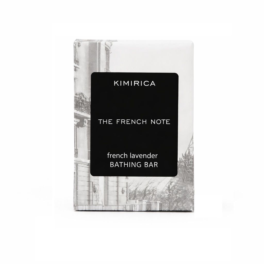 Kimirica The French Note Lavender Bathing Soap, Handmade With Shea Butter, Aloe Vera & Vitamin E