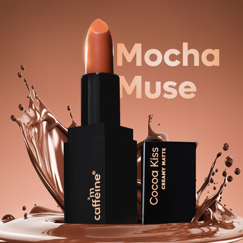 MCaffeine Cocoa Kiss Creamy Matte Lipstick